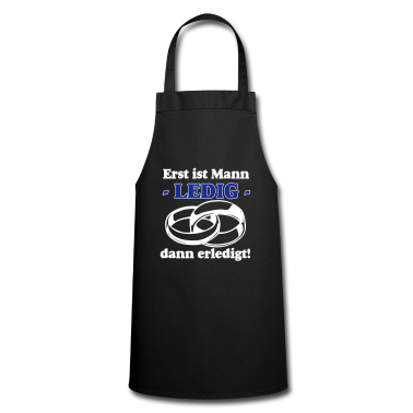 Hochzeit Schürze - JGA ledig - Erst ist Mann Ledig