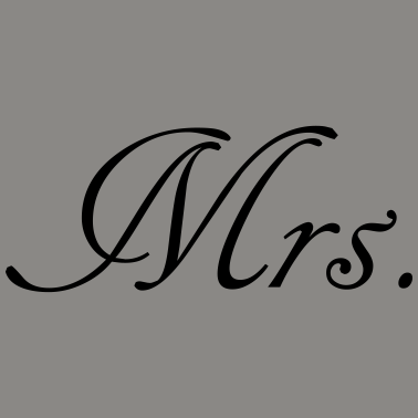 Motiv Mr and Mrs married Hochzeit Feier Verheiratet Mrs