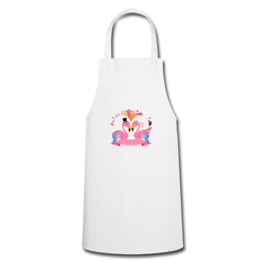 Hochzeit Schürze - Flamingo - Pink Flamingos Hochzeit Vögel Geschenk