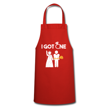 Hochzeit Schürze - Jungesellinnenabschied Braut I Got One Polterabend