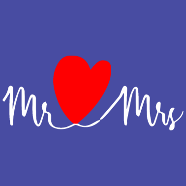 Motiv I Love Mr.und Mrs. Hochzeitsfeier, Feier, Wedding