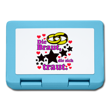 Hochzeit Brotdose - Die Braut die sich ../+