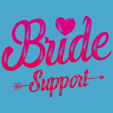 Motiv Braut Support Herz Team Junggesellinnen