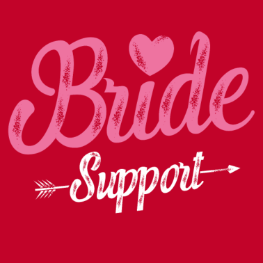 Motiv Braut Support Team Herz