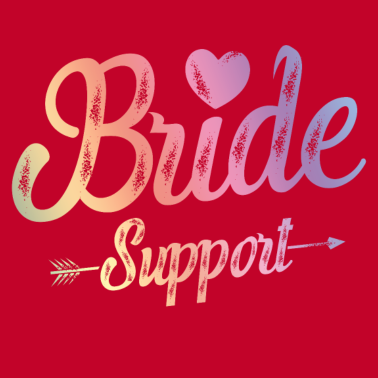 Motiv Braut Support Team Herz