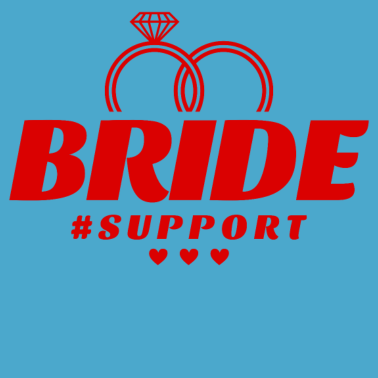 Motiv Braut Support Herz Team