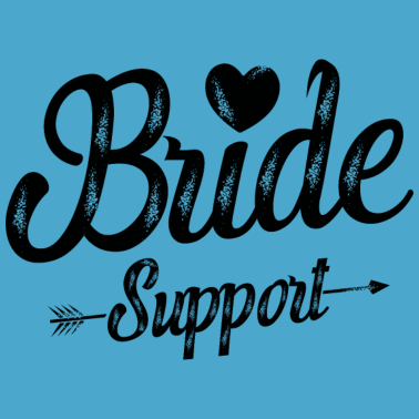 Motiv Braut Support Herz Team Junggesellinnen