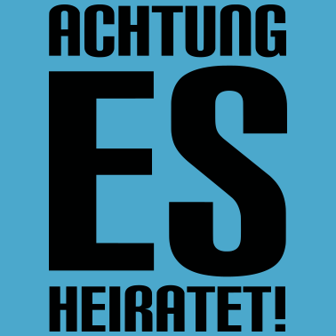 Motiv Achtung es heiratet!