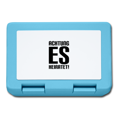 Hochzeit Brotdose - Achtung es heiratet!