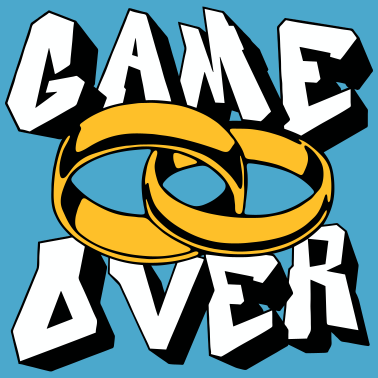 Motiv Hochzeit Game Over .../+