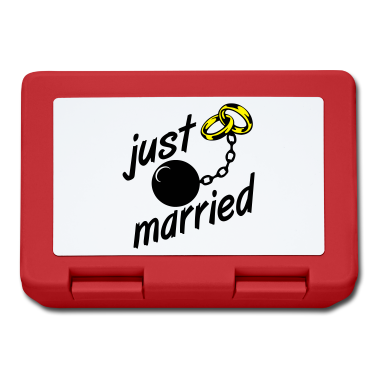 Hochzeit Brotdose - just married JGA ...+