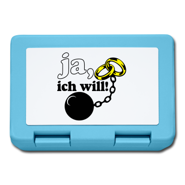 Hochzeit Brotdose - ja ich will .../+
