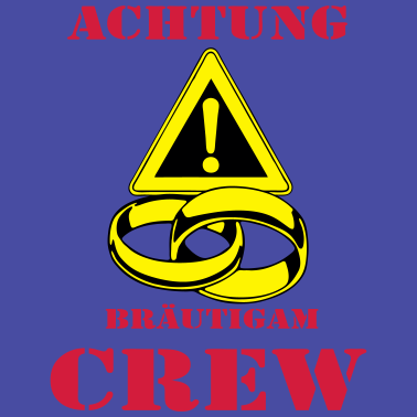 Motiv Bräutigam Crew Farbe