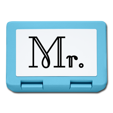 Hochzeit Brotdose - Mr and Mrs married Hochzeit Feier Verheiratet Mr