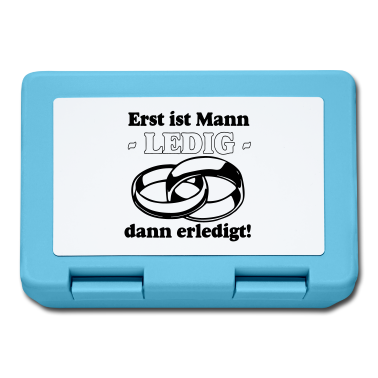 Hochzeit Brotdose - JGA Erst ist Mann Ledig /+