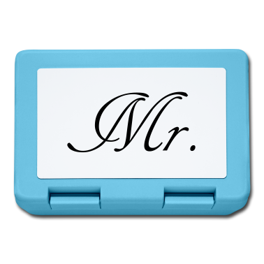 Hochzeit Brotdose - Mr. and Mrs. married Hochzeit Feier Verheiratet Mr