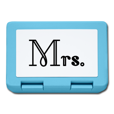 Hochzeit Brotdose - Mr and Mrs married Hochzeit Feier Verheiratet Mrs