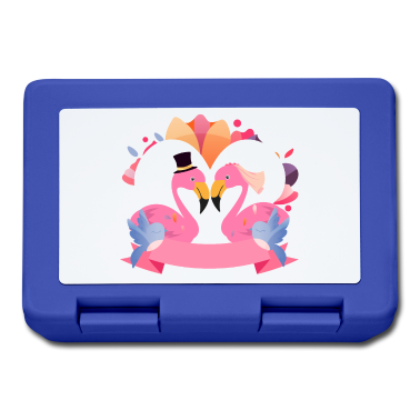 Hochzeit Brotdose - Flamingo - Pink Flamingos Hochzeit Vögel Geschenk