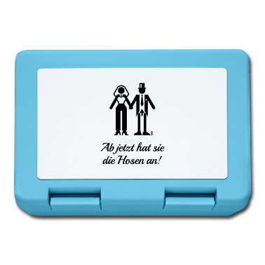 Hochzeit Brotdose - Ab Jetzt Hat Sie Die Hosen An! (JGA / Bräutigam)