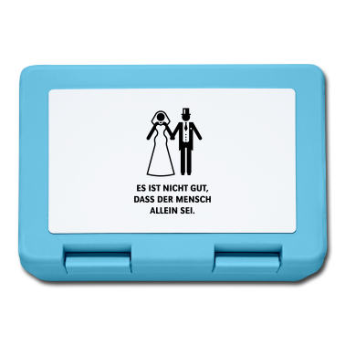 Hochzeit Brotdose - Es ist nicht gut, dass der Mensch allein sei.