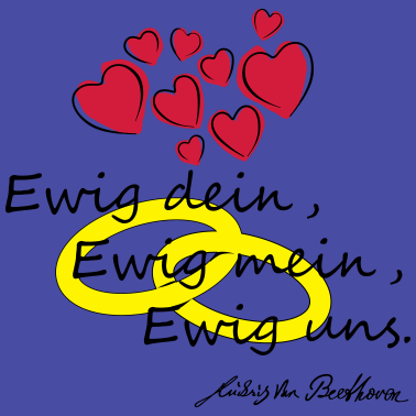 Motiv Ewig dein, Ewig mein, Ewig uns.