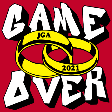 Motiv JGA 2021 Hochzeit Game Over ...-