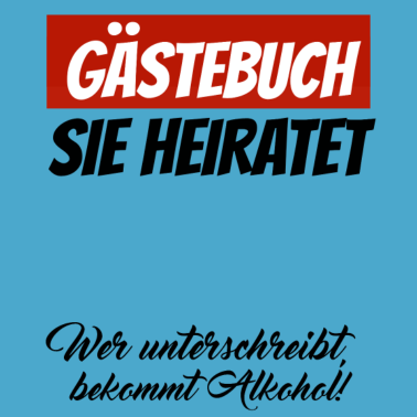 Motiv Hochzeitsparty Braut Bräutigam Gästebuch T-Shirt