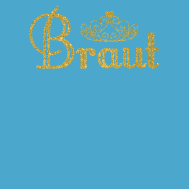 Motiv Schönes Hochzeit Motiv Braut Schriftzug für Damen