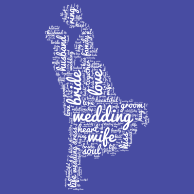 Motiv Küssendes Paar Hochzeit Liebe Braut Bräutigam Kuss