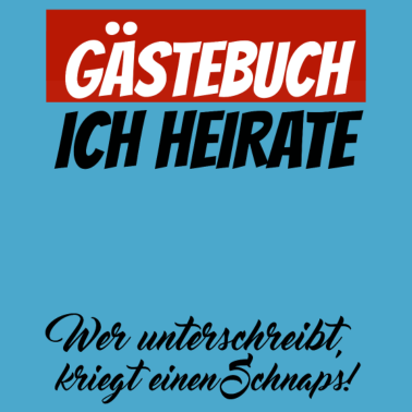 Motiv Hochzeitsparty Braut Bräutigam Gästebuch T-Shirt