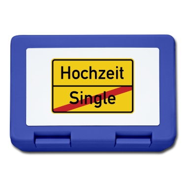 Hochzeit Brotdose - Hochzeit Single Ortsschild Verkehrsschild
