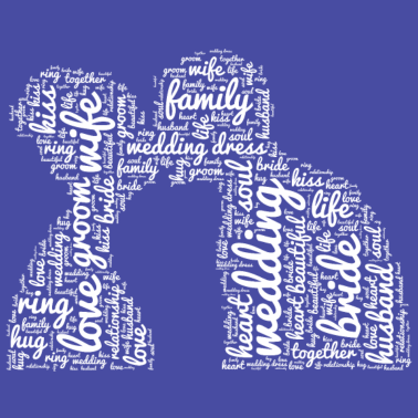 Motiv Küssendes Paar Hochzeit Liebe Braut Bräutigam Kuss