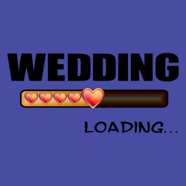 Motiv Wedding loading lustige Geschenkidee heiraten