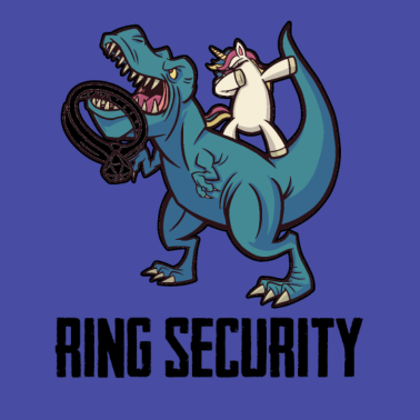Motiv Ring Security Ehering Ring Inhaber Dinosaurier