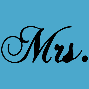 Motiv Mr and Mrs married Hochzeit Feier Verheiratet Mrs