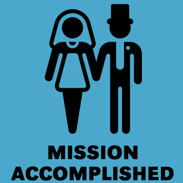 Motiv Mission Accomplished, New (Wedding / Hochzeit)