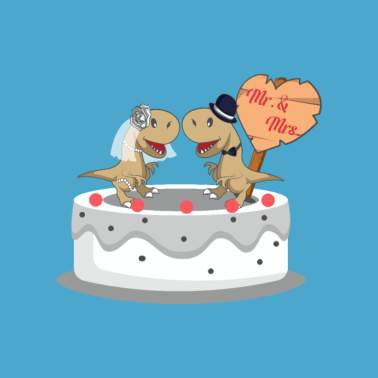 Motiv Dinosaurier-Paare Dinosaurier-Fan Geschenk