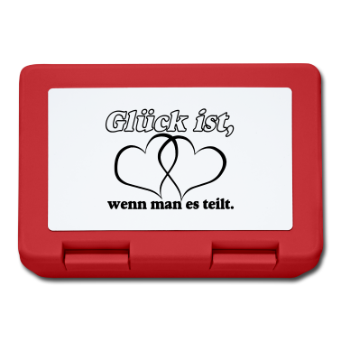 Hochzeit Brotdose - Glück , teilen, Herzen ....+