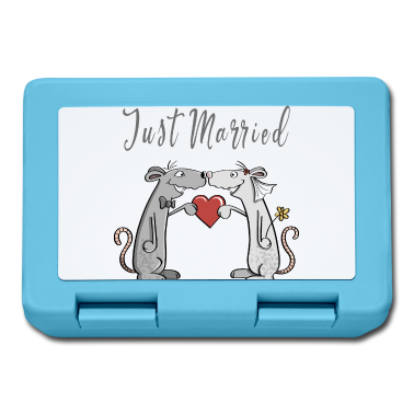 Hochzeit Brotdose - Just Married - Hochzeit - Brautpaar - Liebe - Fun