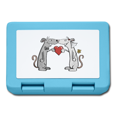 Hochzeit Brotdose - Hochzeit Mäuse - Brautpaar - Braut - Bräutigam