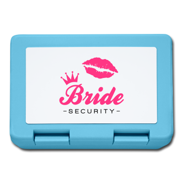 Hochzeit Brotdose - Bride Security Lips