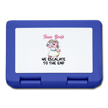 Hochzeit Brotdose - Team Bride Wir Eskalieren Bis Zum Ende