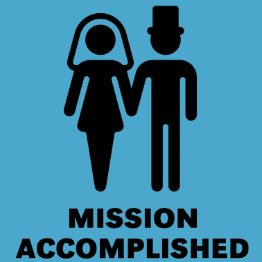 Motiv Mission Accomplished (Bridal Pair, Wedding /