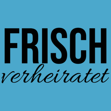 Motiv Frisch verheirartet Hochzeit Spruch Sommer