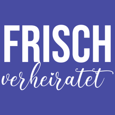 Motiv Frisch verheirartet Hochzeit Spruch Sommer