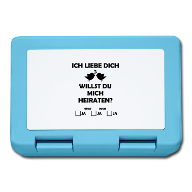 Hochzeit Brotdose - Ich liebe dich Geschenk Braut Paar Hochzeit Ehe