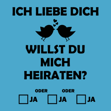 Motiv Ich liebe dich Geschenk Braut Paar Hochzeit Ehe