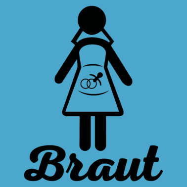 Motiv Braut Geschenk Hochzeit Ehe Paar Poltern