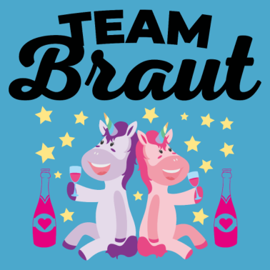 Motiv Team braut Geschenk Hochzeit Ehe Paar Poltern