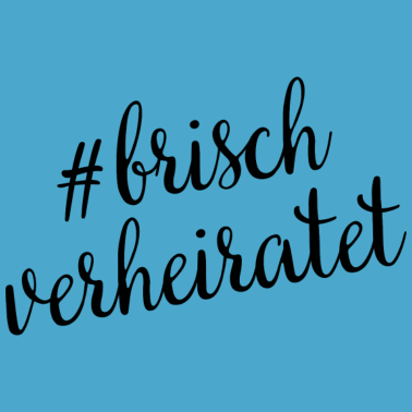 Motiv Frisch verheiratet Hochzeit Geschenk